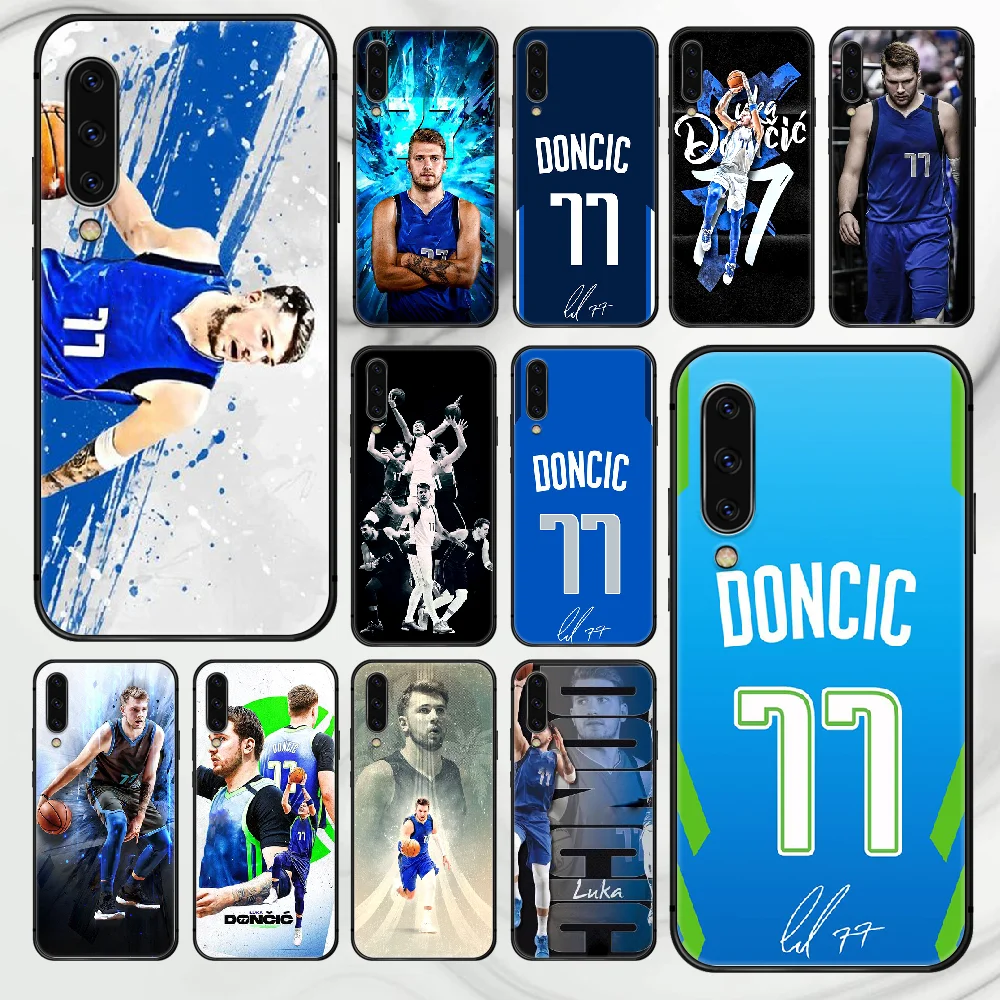 

basketball star Luka doncic 77 Phone Case Cover For Samsung Galaxy A10 A11 A20 E A21 A30 A40 A41 A50 A51 A70 A71 A81 S black
