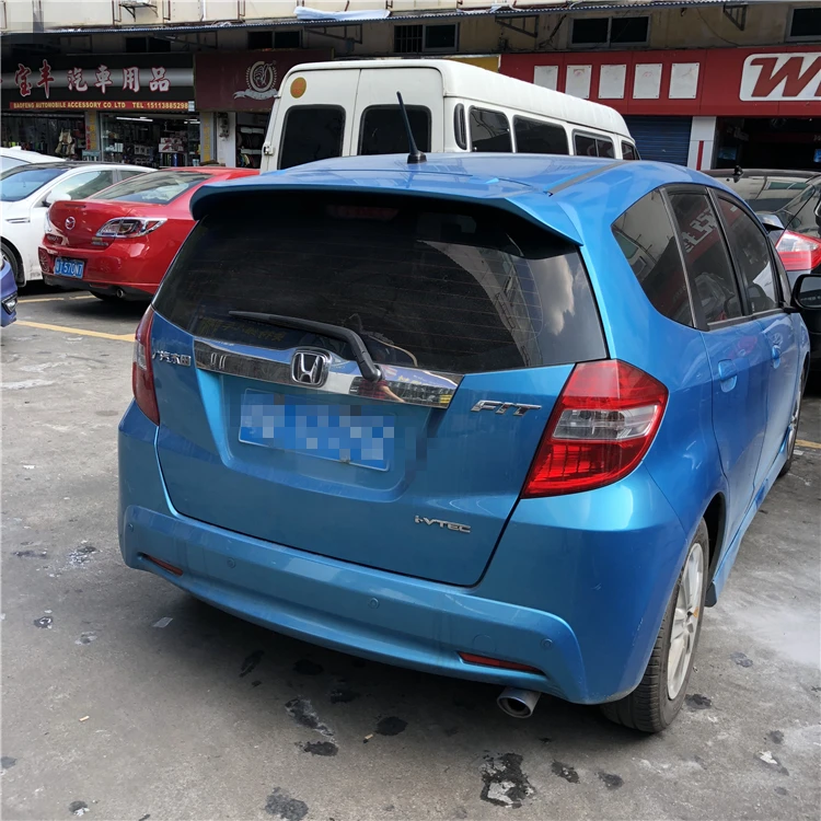 Спойлер для Honda Jazz yck 2008-2013 АБС-пластик цвет заднего крыла автомобиля | Автомобили