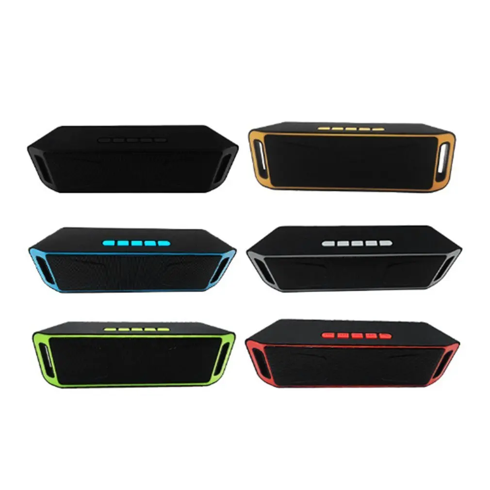 Беспроводная колонка SC208 Bluetooth 4 0 стерео сабвуфер поддержка TF USB FM радио