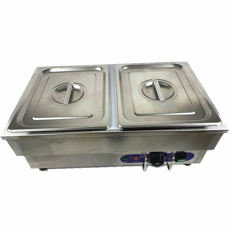 Commercial Food Warmer Electric Bain Marie Two Pans Steamer Household 20 Liters 220V For Restaurant Catering | Бытовая техника