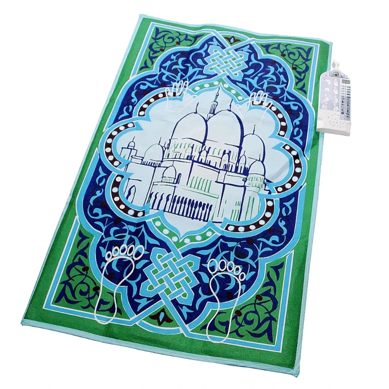 

Smart Muslim Prayer Rug Islam Children Kids Interactive Intelligent Pray Teaching Music Mat Electronic Worship Carpet