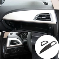 for bmw 1 2 series f20 f21 f22 f23 2012 2017 abs carbon fiber car dashboard side air outlet panel trim cover interior accessorie
