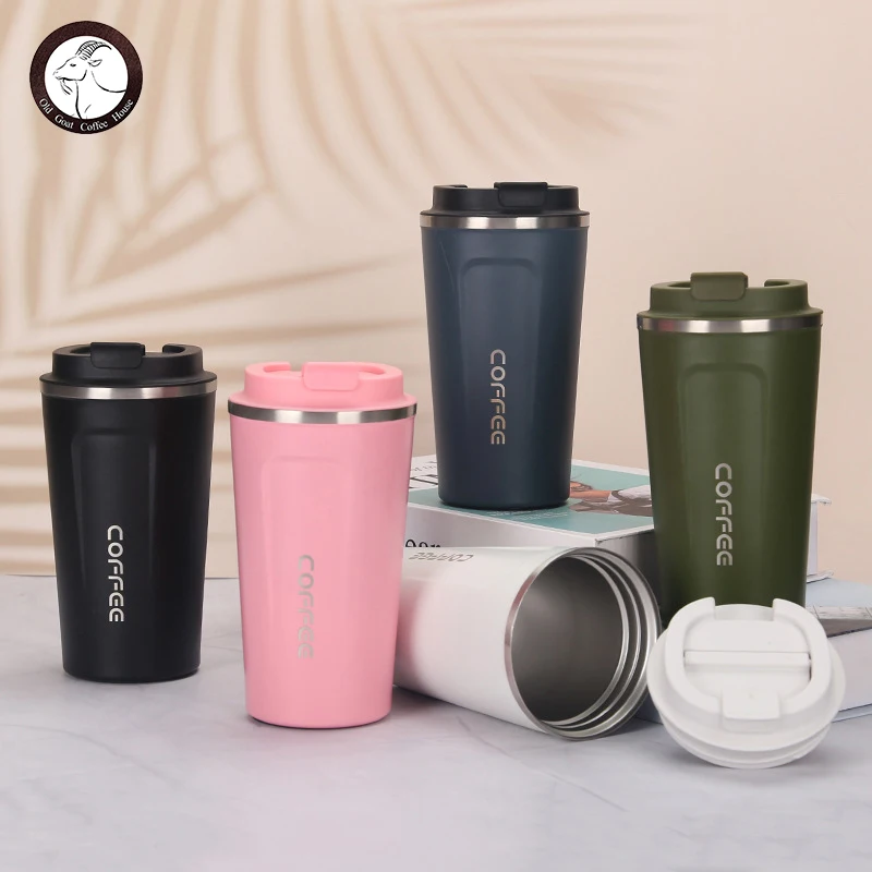 

Stainless Steel Vacuum Coffee Cup Insulated Thermal Mug Leakproof Travel Tumbler Water Bottle for Starbucks Hot Cold Beverage wi