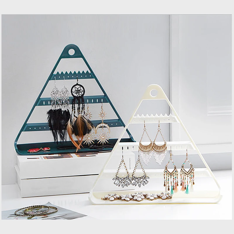 Креативные украшения серьги подставка для ногтей женское ожерелье браслет часы