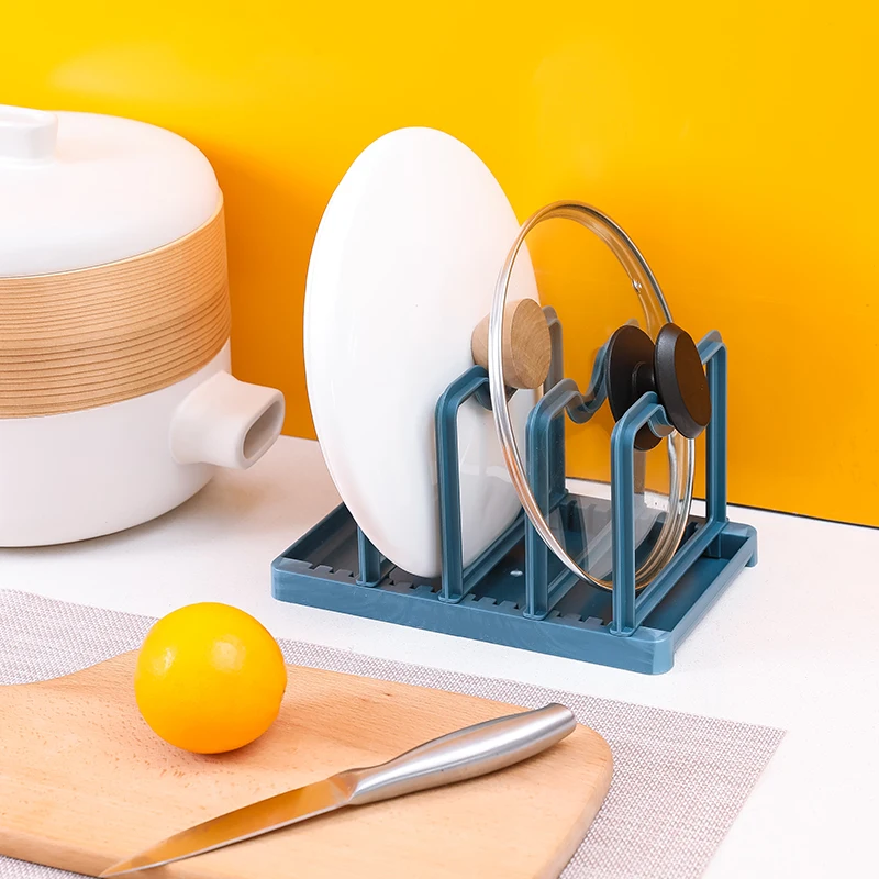 Держатель для кастрюльных крышек Многофункциональная подставка сушилка посуды