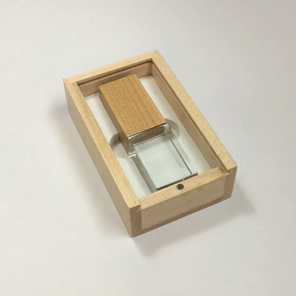 Деревянный Кристалл USB флеш-накопитель персональный фото логотип 4 ГБ 8 16 32 2 0