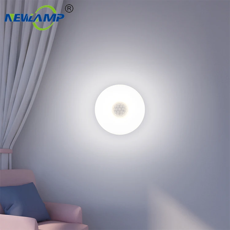 

2PCS Motion Sensor LED Night Light USB Rechargeable Indoor Automatic Portable Magnetic Base Corridor Lamp Energy Saving