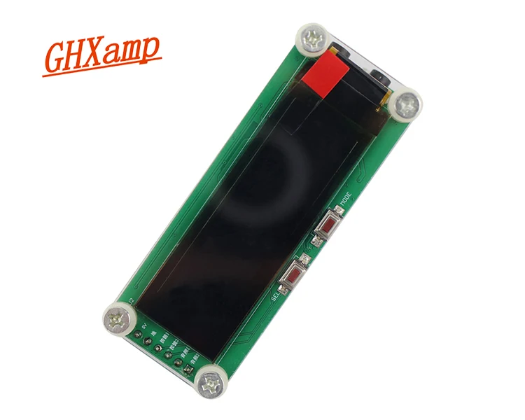 GHXAMP 2 дюймов OLED музыкальный спектр Модуль Индикатор уровня VU метр модификация автомобиля компьютер MP3 DVD MP4 MP5 Телефон DIY время DC5V