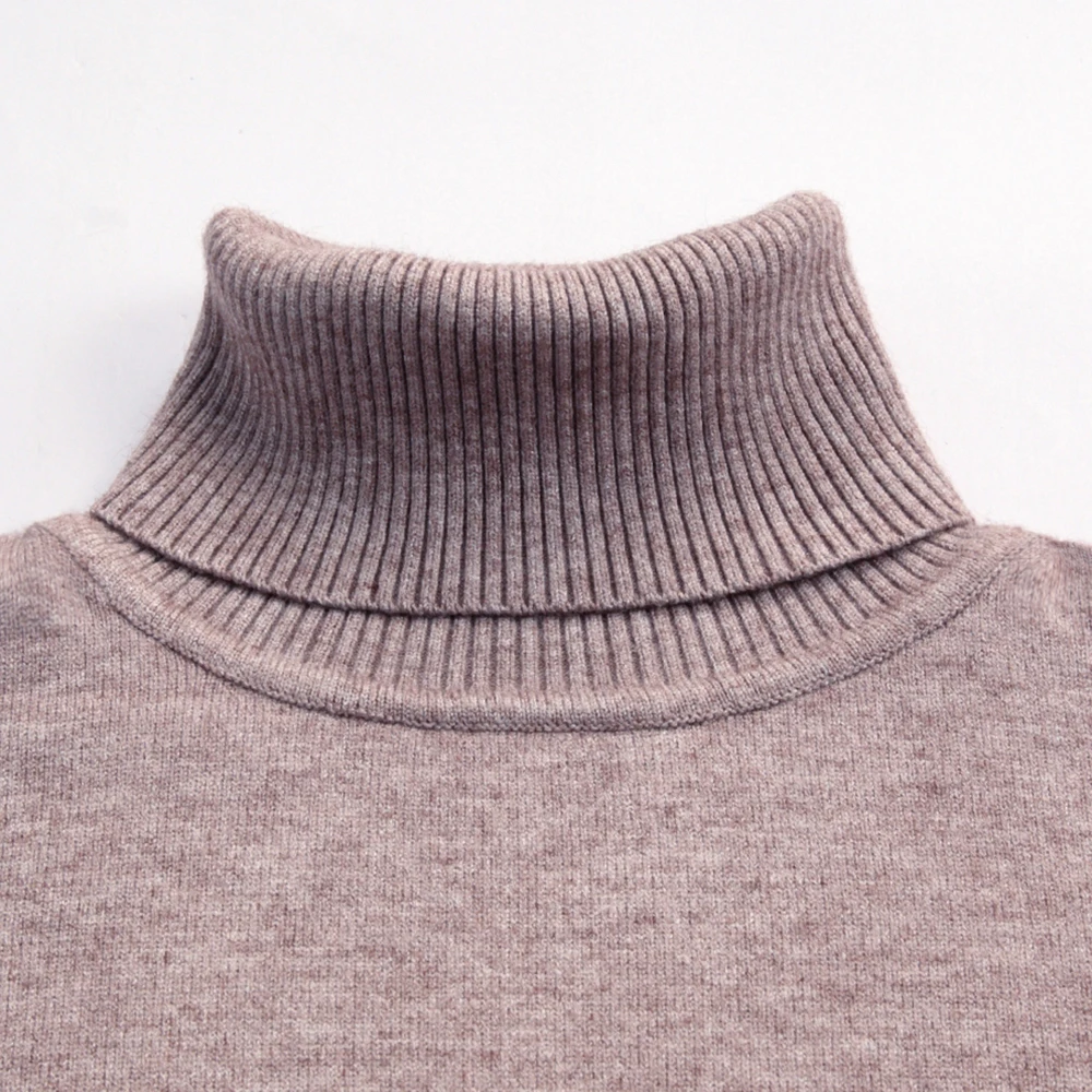 

2020 new casual knitted turtleneck sweater men pullover clothing fashion clothes knit winter warm mens sweaters pullovers