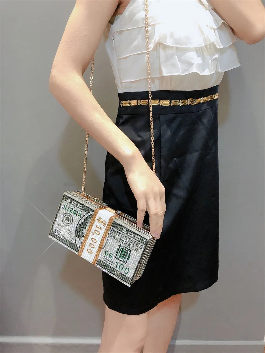 Женские вечерние сумки клатчи с кристаллами свадебные кошельки и сумочки со