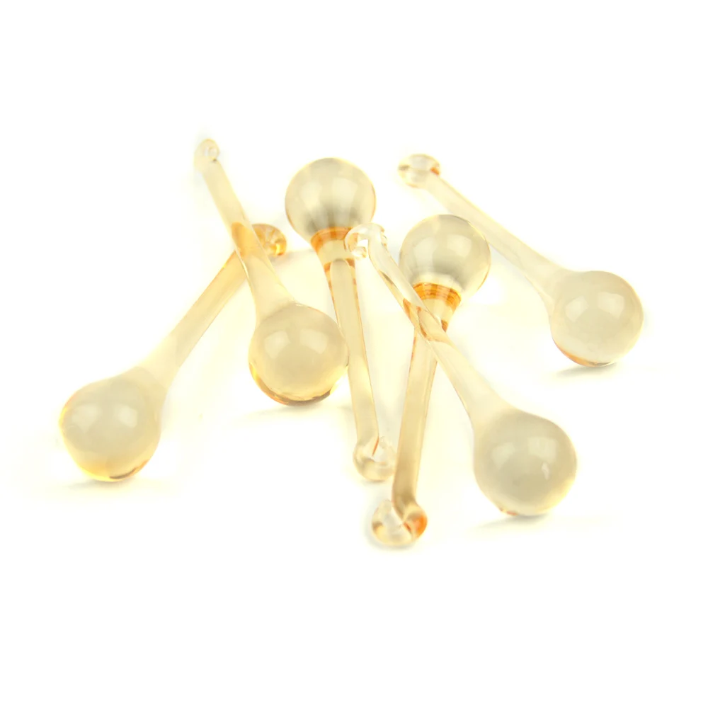 Стеклянная призма цвета шампанского современные подвески для люстры украшение