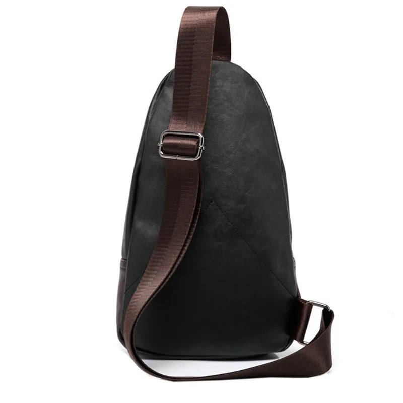 Мужская кожаная/нейлоновая дорожная сумка-мессенджер через плечо модная