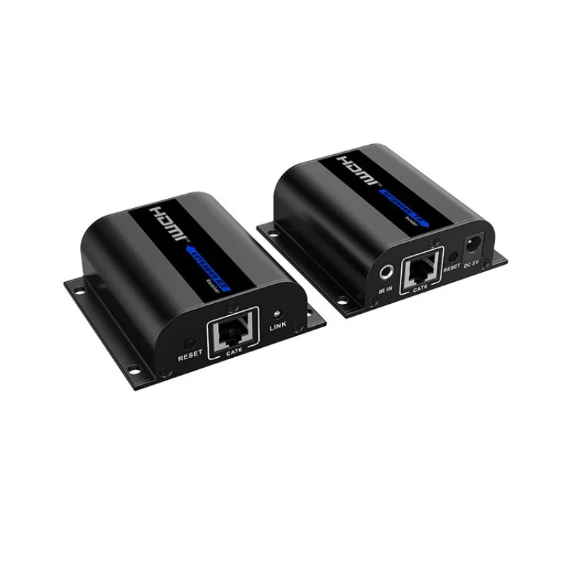 До 60 м HDMI-совместимый удлинитель LKV372Pro через сеть RJ45 CAT6 1080P передача видео и аудио