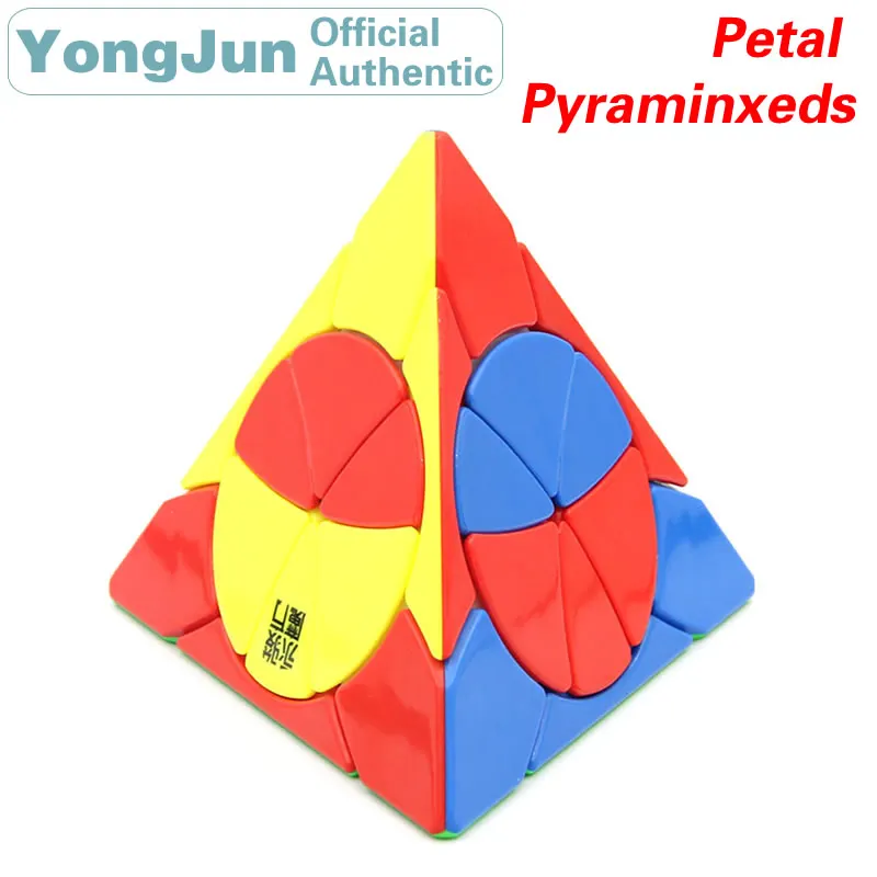 YongJun Petal Pyraminxeds 3x3x3 волшебный куб YJ Pyramid 3x3 профессиональная скоростная головоломка антистресс Развивающие игрушки для детей
