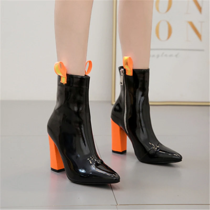 Новинка 2020 года модные роскошные женские туфли на высоком каблуке 10 см носки