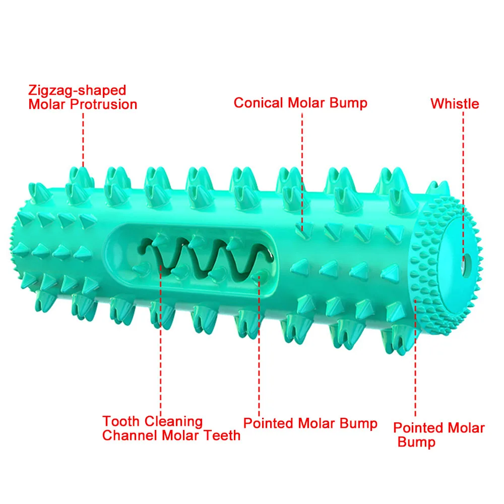 

Durable Dog Chew Toy Pet Tooth Cleaning Dog Molar Tooth Stick Elasticity Soft Puppy Dental Care Dog Molar Toothbrush Dog toys