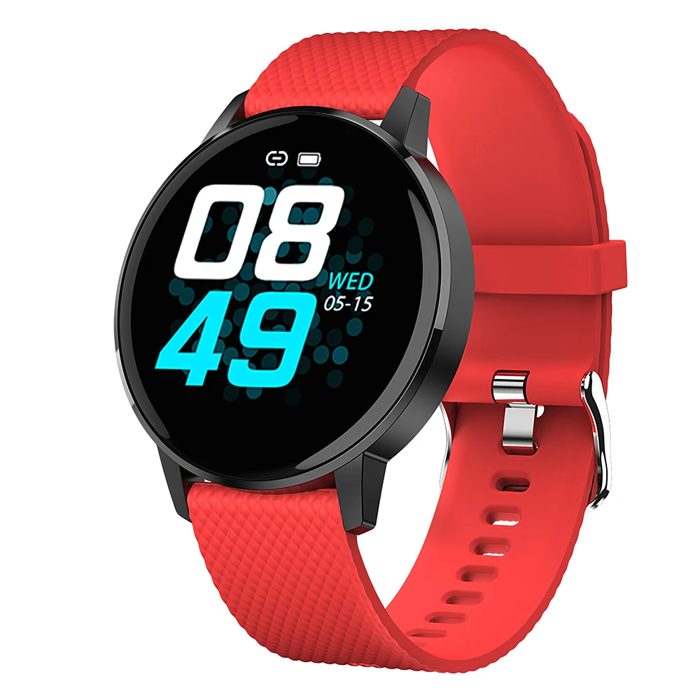 Умные часы для мужчин и женщин водонепроницаемые умные с монитором кровяного