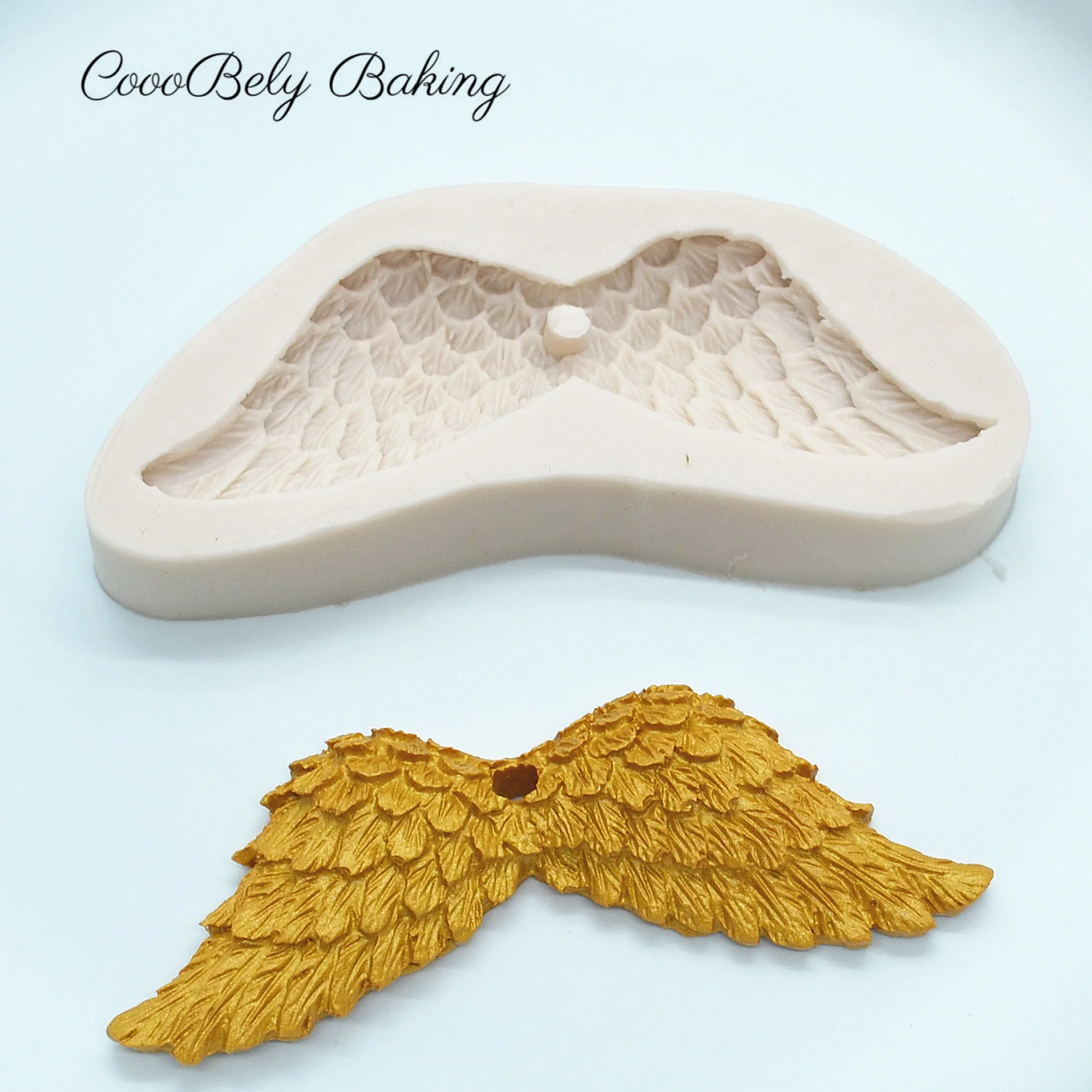 

3D Wing Silicone Fondant Molds Angel Wing Cake DIY Decoration Chocolate Candy Craft Clay Tools Resin Cake Decorating Tools M1525