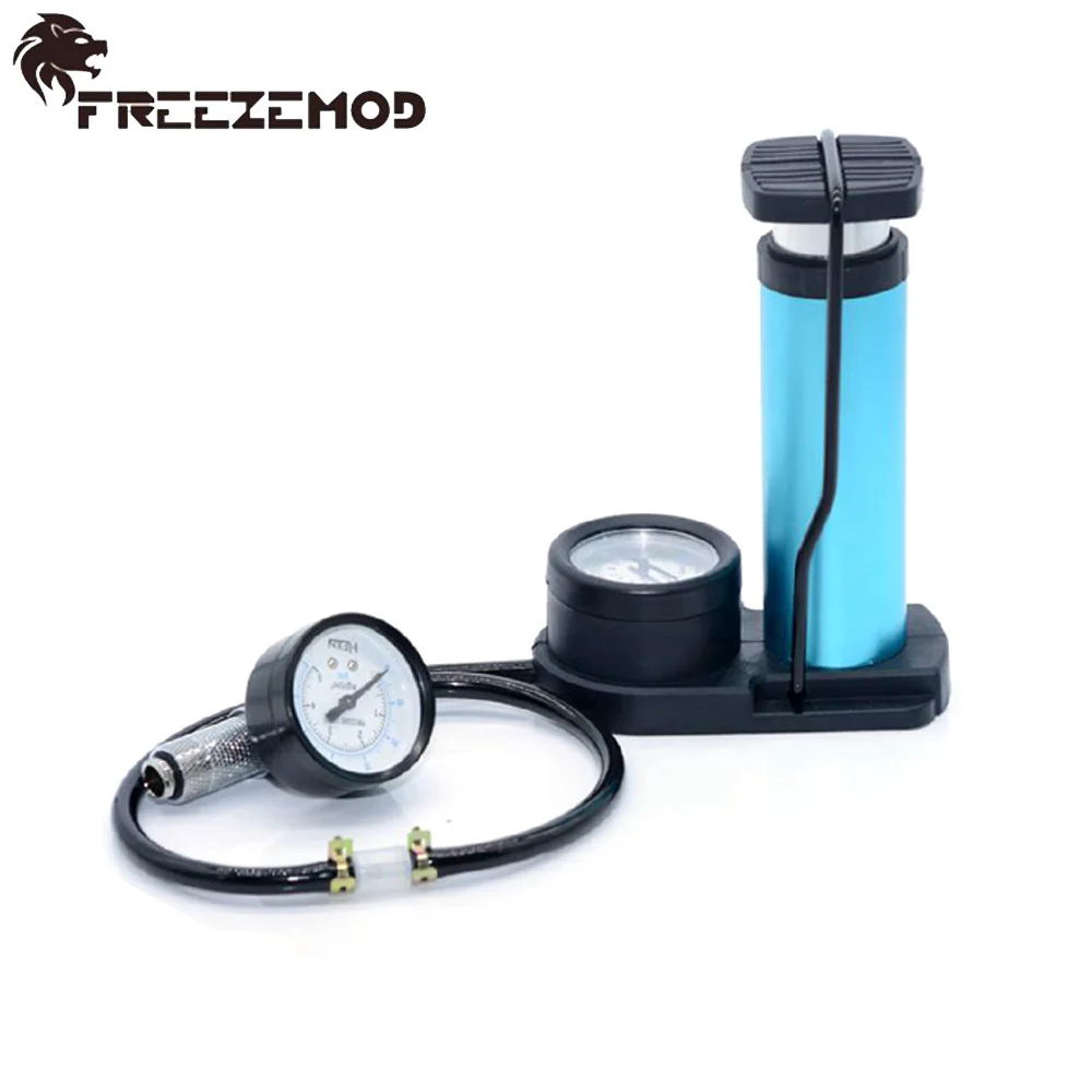 

FREEZEMOD Air Pressure Leakage Tester Leak Sensor Aluminum Alloy Cover Barometer Water Cooling PC MOD Liquid Cooler