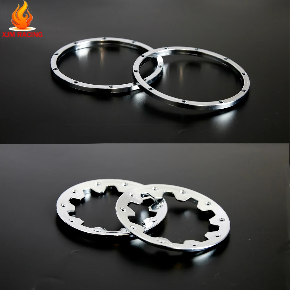 Пластик хром Beadlock внутренний и внешний для ступицы колеса 1/5 HPI ROFUN ROVAN KM Baja 5B 5T 5SC