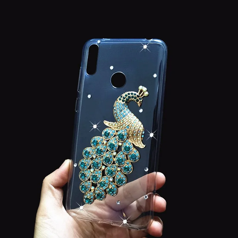 Блестящий чехол P40 P20 Lite E Pro для Huawei Honor 7c 7a 9 10 20 8A 8S 8X 8C Y5 Y6 Y7 Y9 2019 со стразами |