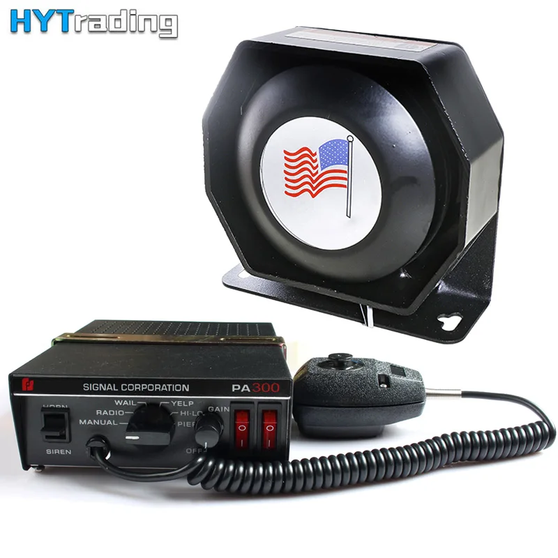 

12V 200W Ultra-loud Alarm Car Horn With Intelligent Remote Control Microphone System