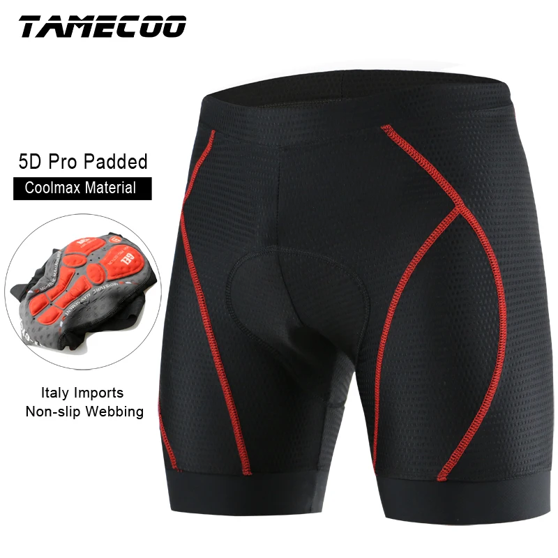 

Tamecoo Pro Cycling Shorts Cycling Underwear Upgrade 5D Gel Pad Shockproof Cycling Underpants MTB Bike Bicycle Riding Shorts