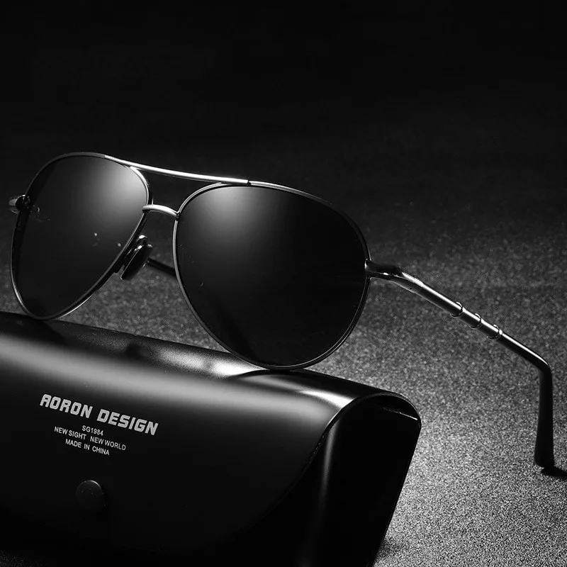 Брендовые Дизайнерские мужские солнцезащитные очки поляризационные для