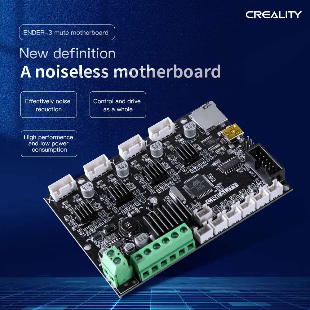 

Original Factory Supply CREALITY 3D Newest Upgrade 32Bits Silent Mainboard For Ender-3/3Pro/ender-5/5 pro/Ender-3 V2 Printer