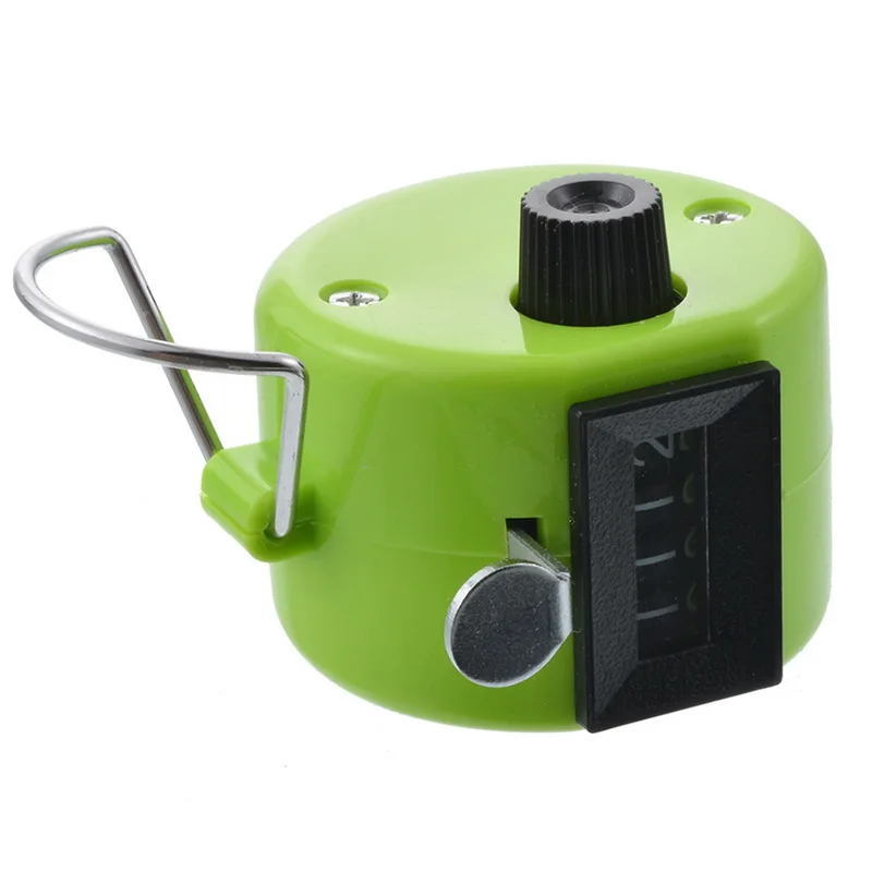 4 счетчика портативный электронный цифровой счетчик Дисплей Механический ручной