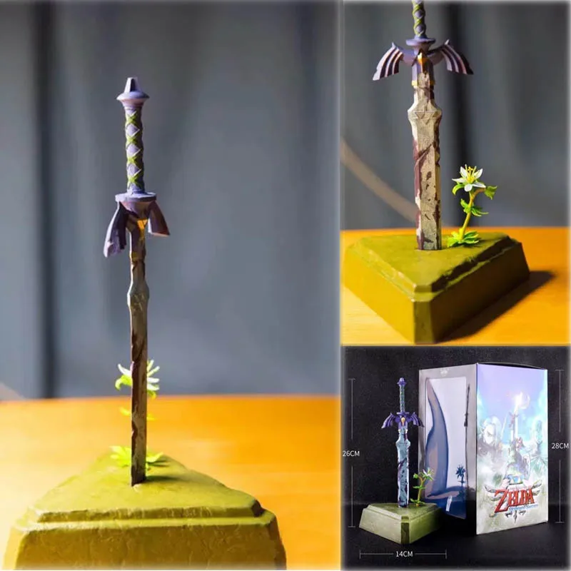 26 см в наличии Zelda небу меч ссылка мастер меча фигурку модель игрушки куклы для