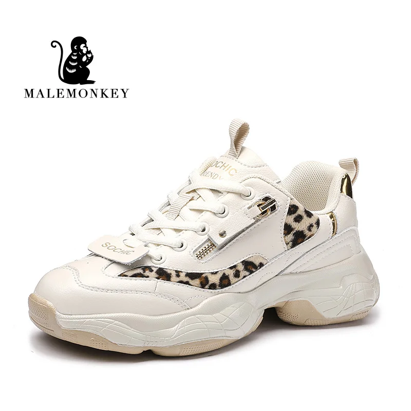 Женские повседневные кроссовки на плоской подошве белые водонепроницаемые