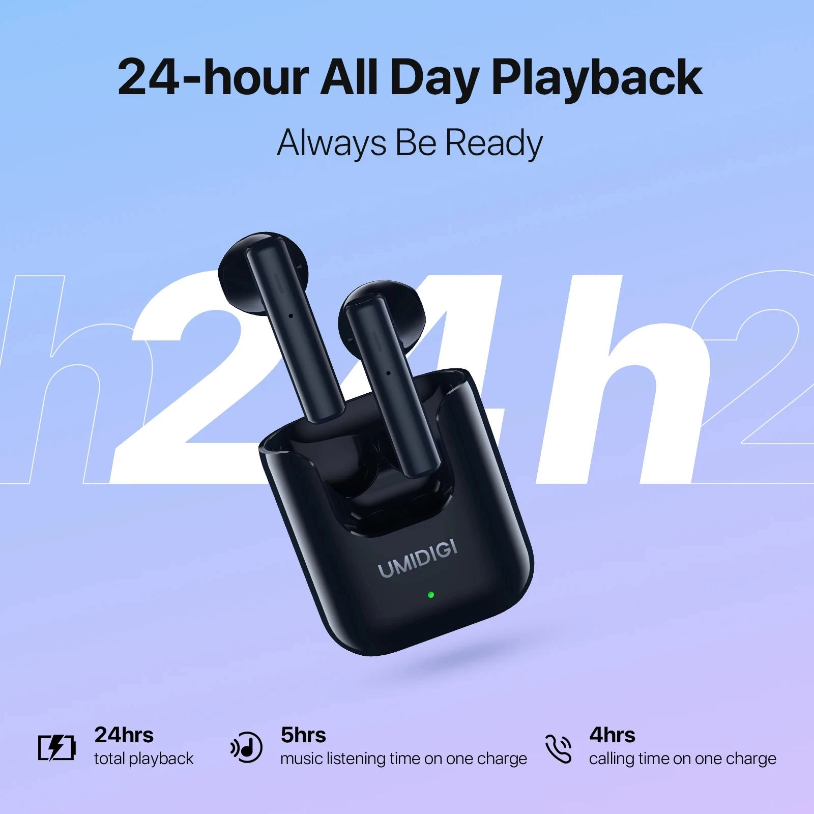 Беспроводные наушники UMIDIGI AirBuds U TWS Спортивная гарнитура с шумоподавлением