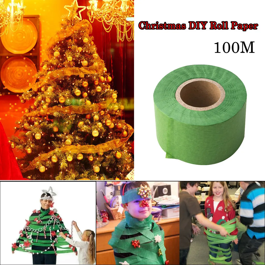 Merry Christmas Decoration For Home Joys Funny Games Tree DIY Paper Roll Navidad Xmas 2021 New Year | Дом и сад