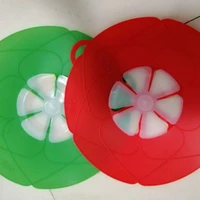 silicone oil spill stopper lid cover splatter screen splash guard boil over preventer kitchen cooking tools cookware