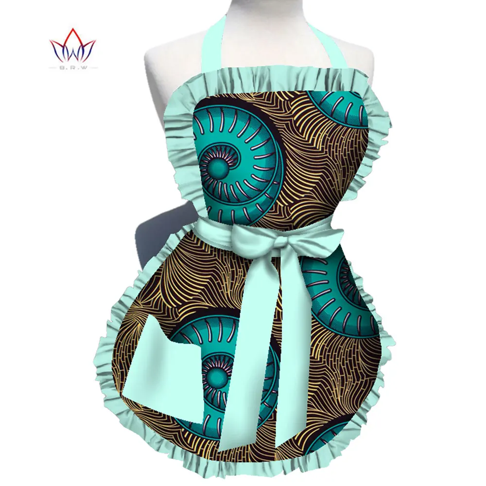 Новое поступление 2020 модные африканские женские Кухонные фартуки традиционный