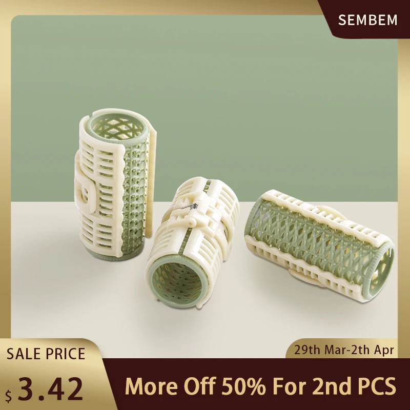 SEMBEM 3 шт./компл. Пружинные клипсы пластиковые бигуди для волос с большим зажимом