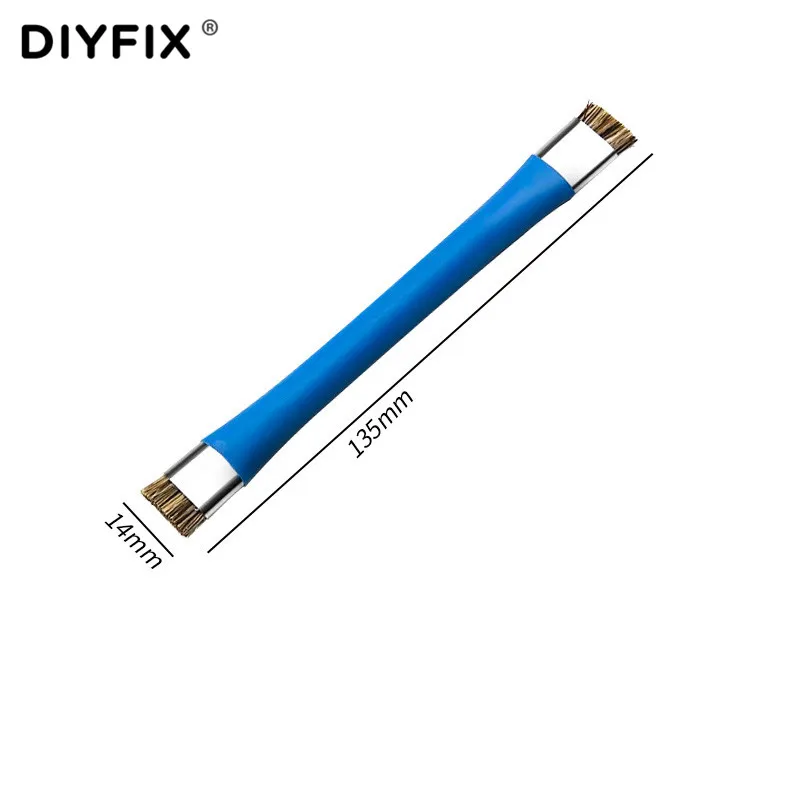 DIYFIX 1 шт. двойная головка жесткая щетка для детской материнской платы IC PCB