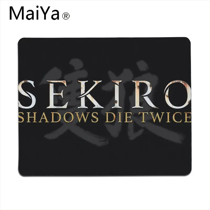 Lock Edge25x29cm Maiya высокое качество SEKIRO Shadows Die Twice игровой большой коврик для мыши ПК компьютерный коврик большой коврик для мыши клавиатуры коврик - Цвет: Lock Edge25x29cm