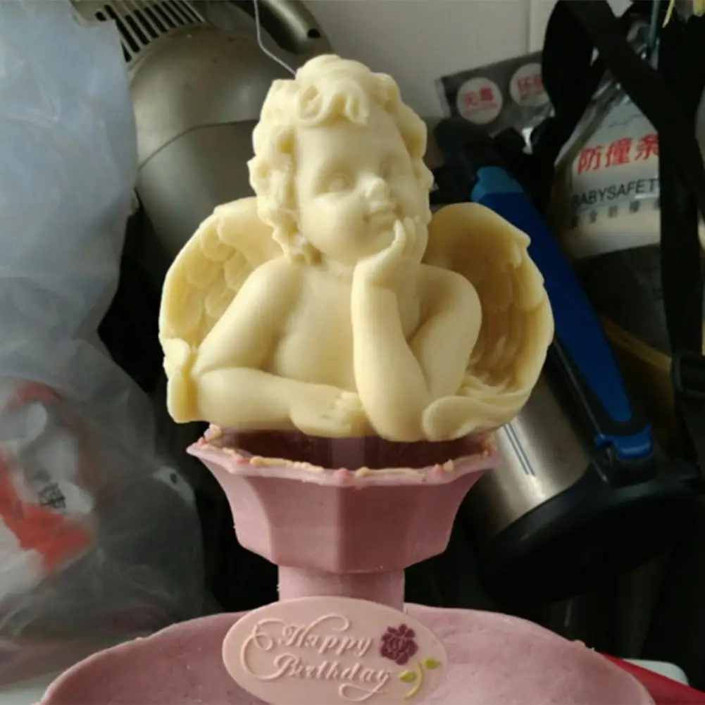 Силиконовая форма для торта 3D в форме ангела шоколада инструменты украшения