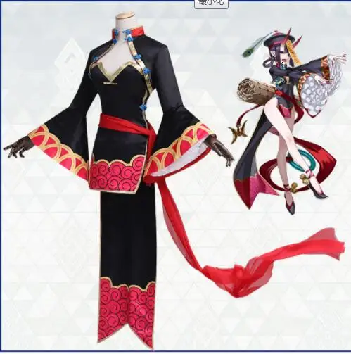 

Бесплатная доставка, костюм для косплея Fate Grand Order FGO Shuten douji, Хэллоуин, Рождество