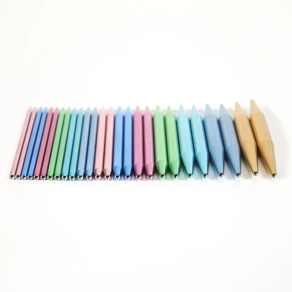 13 пар алюминиевых круговых вязальных спиц набор колец Сменная головка вязальные