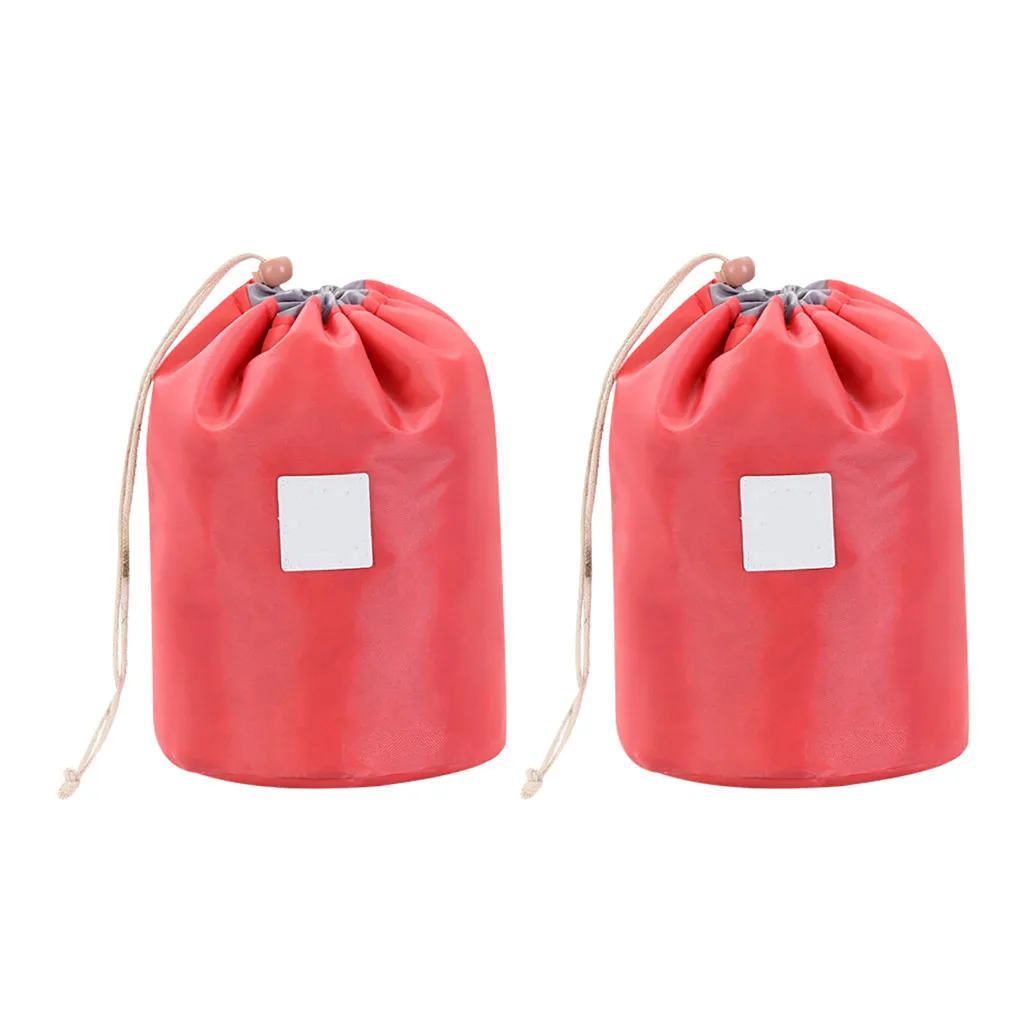 Баррель путешествия косметический Drawstring мыть макияж Органайзер Хранение