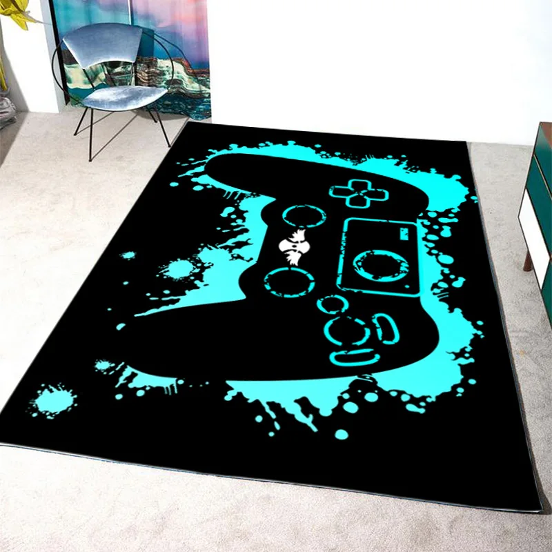 

Game Controller Carpet Decoration Modern Home Bedroom Living Room Bathroom Geometry Floor Mat Doormat Home Door Mat