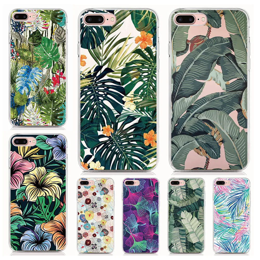 

For OPPO realme 7 5 3 pro 6 7i 6i 5i C3i C3 2 Q Q2 Case Print Green leaves Cover Coque Shell Phone Cases