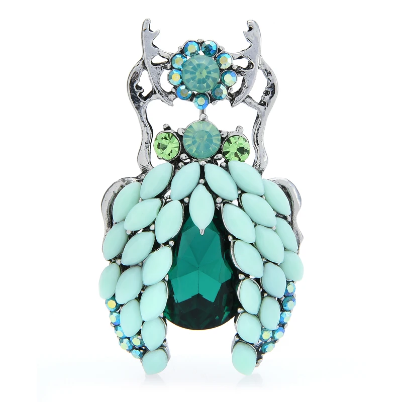 Wuli &amp baby зеленая стразы искусственная для женщин и мужчин насекомые Повседневная