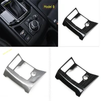lapetus multimedia button electrical park brake frame cover trim interior fit for mazda cx 5 cx5 2017 2022 stainless steel