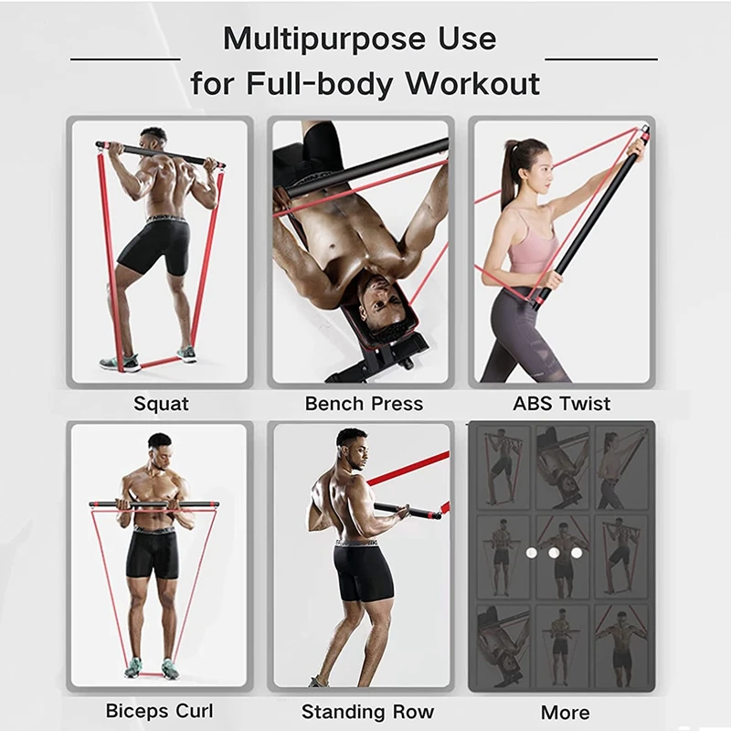 Полоса сопротивления-40 дюймов съемный тренировочный стержень для всех