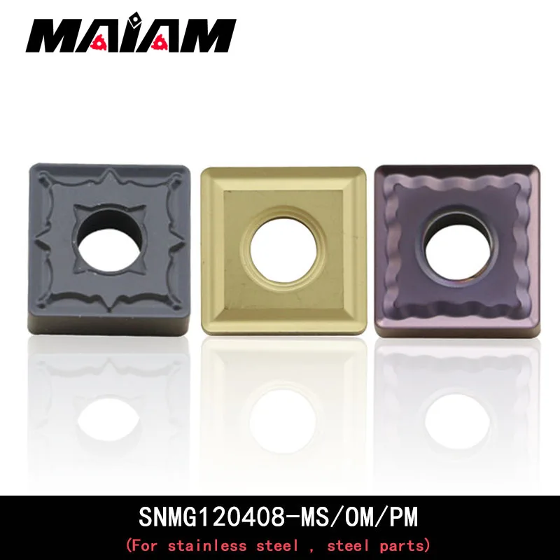

SNMG Square Insert SNMG120404 SNMG120408 pm ms om pattern MSRNR MSRN turning tool bar for Stainless steel and forging material