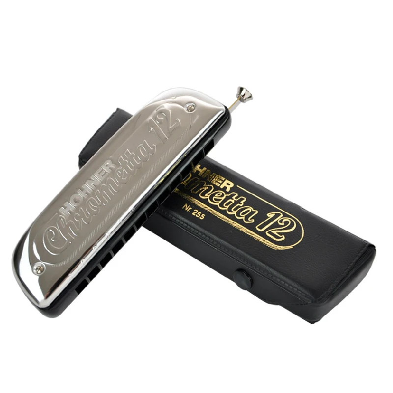 Германия оригинальная Хроматическая гармоника HOHNER 255/48 хрометта 12 клавиш C/Key G arica